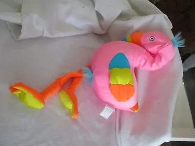 Moshi Brentwood Originals Pink Toucan Bird Flamingo  Microbead Pillow Plush 22  • $92.62