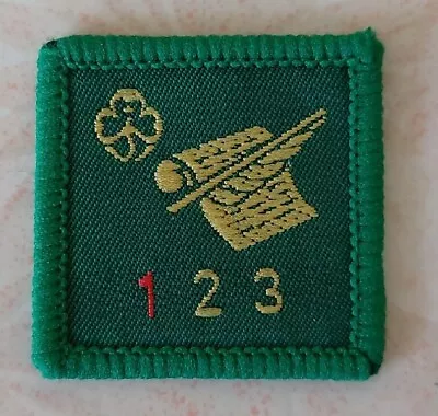 Vintage Girl Guide Brownie Staged Interest Badge - Writer Stage 1   • £1.20