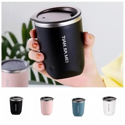300ml Thermal Coffee Mug Stainless Steel Travel Thermal Vacuum Flask Water Cups • $11.65