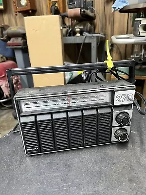 VTG 70s Portable Magnavox 270 AM/FM Radio • $24.99