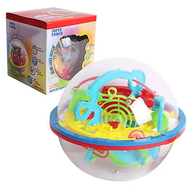 Classic Ball Large 3D Maze Addict Game Puzzle A Ball Addictaball Toys Cube • £12.35
