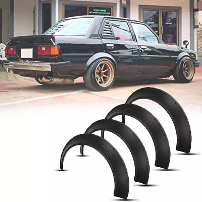 4Pcs 4.5  Car Fender Flares Extra Wide Wheel Arches For Toyota Corolla KE30 Ke70 • $169.59