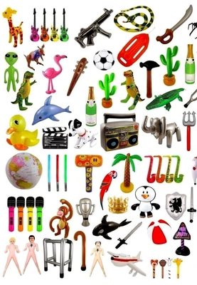 £4.49 • Buy Children Inflatable Blow Up Toys Kids Play And Hen Stag Party Fancy Style Gifts 