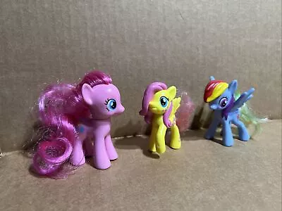 My Little Pony Lot X3~Pinkie Pie Balloons + Mcdonalds Fluttershy & Rainbow Dash • $12