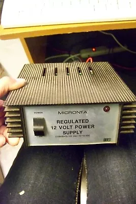 Micronta .22-120a Regulated 12 Volt Power Supply • $26.99