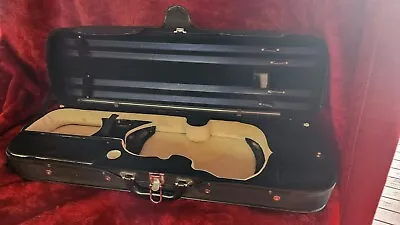 Black Cloth Viola Case W/ Pockets Tube For Bow Protectors Inside • $30