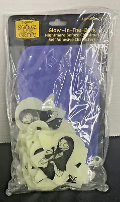 Nightmare Before Christmas Glow-In-The-Dark Self Adhesive Characters  2004 A21 • $13.99