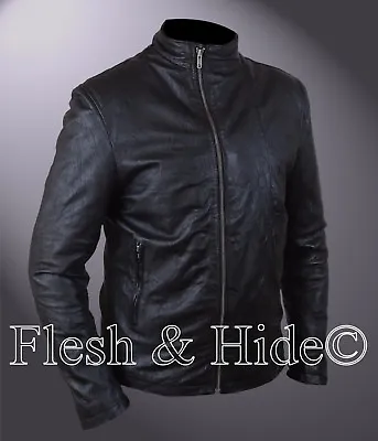 Genuine Leather Tom Cruise Mission Impossible Rogue Nation Ethan Hunt Jacket • $169.95