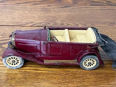 Vintage Japan 1925 Mercedes Benz Tin Friction Toy Car $33 • $30