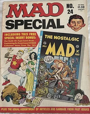 MAD MAG: Special  No. 24; W/ Mini Comic Good Condition Free Shipping • $11.90