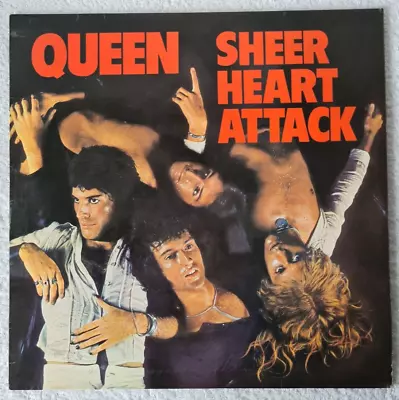 Queen - Sheer Heart Attack - Vinyl Lp Record - 1974 - Emi Records Emc 3061 • £14.95