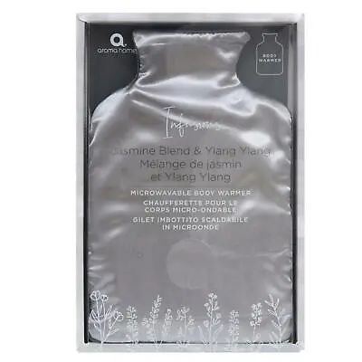 Aroma Home Microwave Infused Jasmine & Ylang Satin Sleep Body Warmer Gift Boxed • £16.99