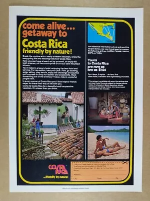 $9.99 • Buy 1978 Costa Rica Tourism Vacations Vintage Print Ad