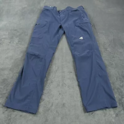 Eddie Bauer Pants Mens 35x31* Blue First Ascent Waterproof Hiking Stretch • $33.99