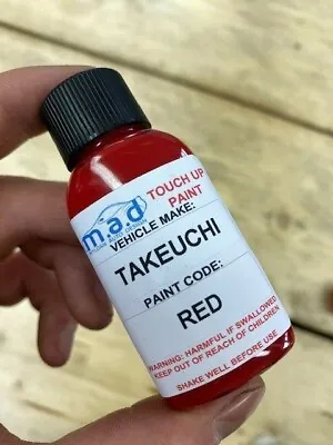 £6.95 • Buy Red Touch Up Paint For Takeuchi Tb210 Tb216 Tb219 Micro Mini Digger Excavator