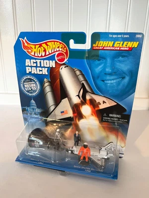 £6.34 • Buy Vintage Hot Wheels Action Pack John Glenn Commemorating NASA Mission STS-95 NEW