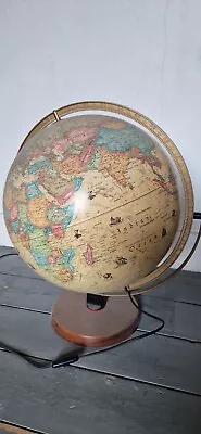 Scanglobe World Antique Danish Illuminated Globe Large 40 Cm Diameter • £120