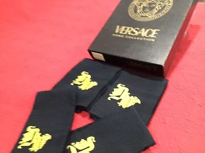 VERSACE 4 Pc FAMOUS MEDUSA TOWELS SET With MEDUSA Box / HOME COLLECTION - NEW • $99.99