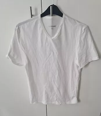 £4.90 • Buy New Mens T-Shirt Vest Underwear   Ex M&S Lycra Small Cool Fresh. GREAT VALUE!!
