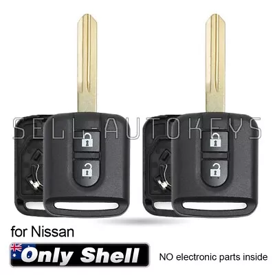 2 Suitable For Nissan Navara Series D40ST RX 2005-2014 Remote Key Shell Case Fob • $15.59