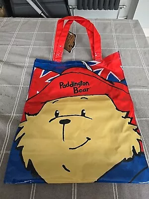 Paddington Bear Oilcloth Shopper PVC Bag Shopping New With Tags  • £20