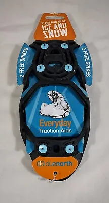 Due North Everyday Snow & Ice Shoe Traction Aid Small/Medium Black Crampons Mi • $8.99