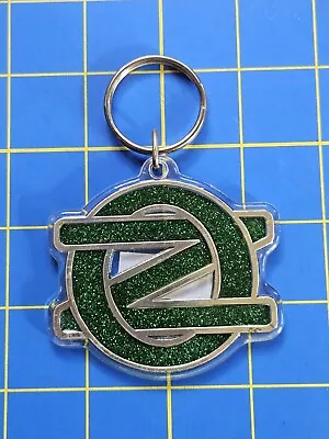 MGM Grand Wizard Of Oz 3  Green Glittery Acrylic Keyring Las Vegas Casino Hotel • $10