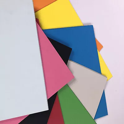 A4 Assorted Coloured Card 10 Sheets Multi Coloured Craft Card 160gsm 10 Colours  • £3.29