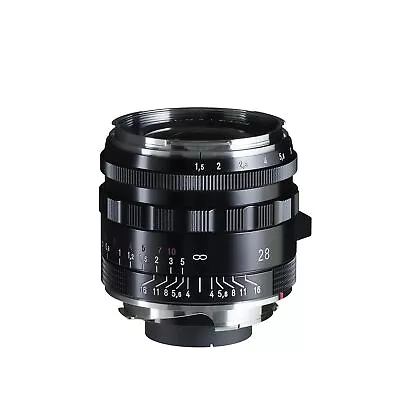 Voigtlander NOKTON Vintage Line 28mm F/1.5 Aspherical Type II VM Black Lens • $978