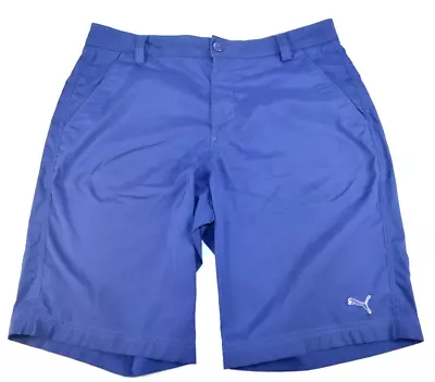 Men's Puma Dry Cell Athletic Navy Blue  Golf Shorts Mens 32 X 8  • $14.99