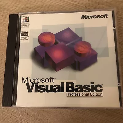 Microsoft Visual Basic 5.0 Professional Edition W/CD Key EUC • $26.99