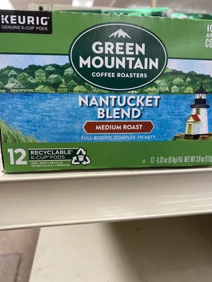 $17.95 • Buy Green Mountain Coffee Keurig K-cups NANTUCKET BLEND MEDIUM ROAST~Best By3/6/2024