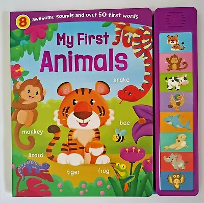 Kids/children My First Animals 8 Button Sound Book Hardback Igloo Age 0+ NEW!!!! • £12.99