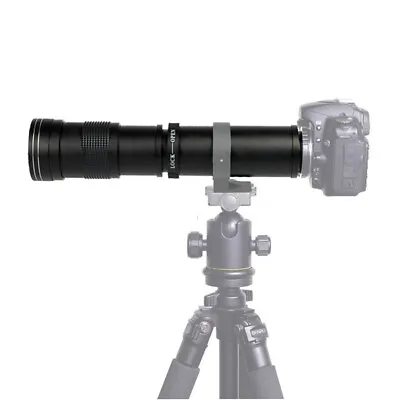 420-800mm F/8.3 HD Telephoto Zoom Lens For EOS Nikon Pentax Minolta DSLR  • $74.57