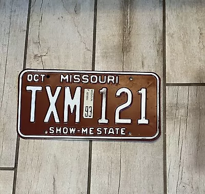 Vintage Missouri License Plate Show Me State  • $15