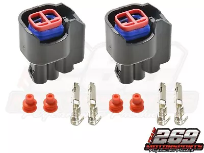 $9.99 • Buy EV6 EV14 USCAR Fuel Injector Connector Kit Fits Dodge LS2 LS3 GM Qty-2
