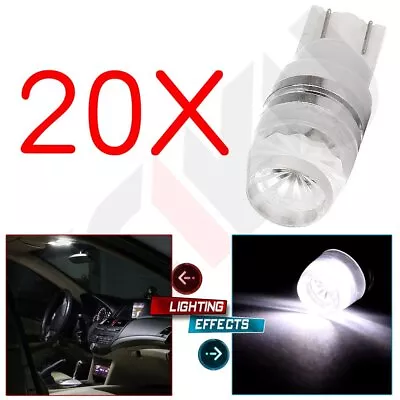 20pcs T10 921 W5W White SAMSUNG LED License Plate Instrument Cluster Light Bulb • $11.34