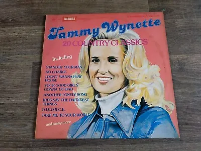 Tammy Wynette – 20 Country Classics – 12   Vinyl LP Album  • £2.50