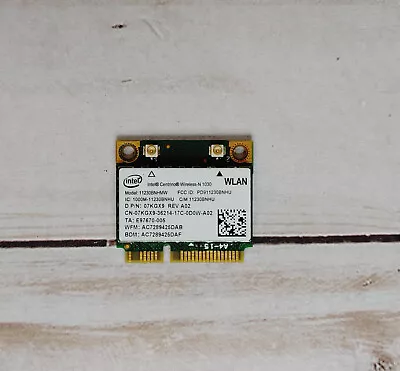 Dell 7KGX9 Intel Centrino Wireless-N 1030 11230BNHMW PCI-E LAN WiFi HP G4 G6 G7 • $8.49