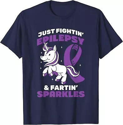 Fightin Epilepsy Fartin Sparkles Epilepsy Awareness Unisex T-Shirt • $19.99