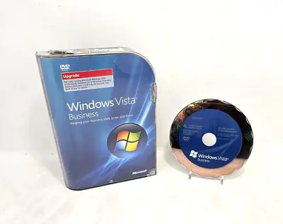 Microsoft Windows Vista Business Retail Box DVD 32bit With Serial Key Product • $39.99