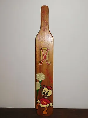 $303.99 • Buy Vintage 22  Long 1987 Chi Omega Phi Lambda Sorority Fraternity Wood Paddle