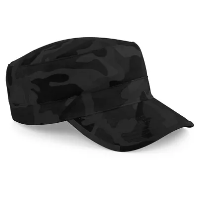 £6.95 • Buy Beechfield Cotton Camo Army Cap Hat Urban Military Fishing Cadet Soldier (B33)