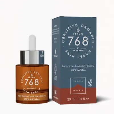£26.99 • Buy Terra Nova Certified Organic 768 Skin Serum 30ml 100% Natural