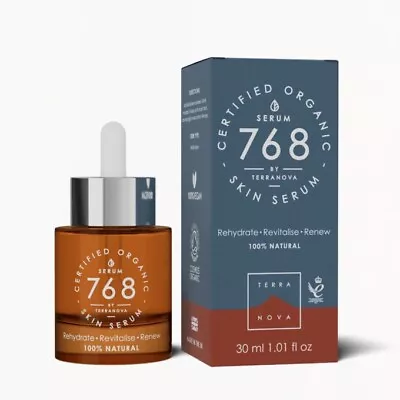 £26.99 • Buy Terra Nova Certified Organic 768 Skin Serum 30ml 100% Natural