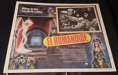 RICHARD KIEL - Lobby Card  THE HUMANOID  - SIGNED In Person • $5.95