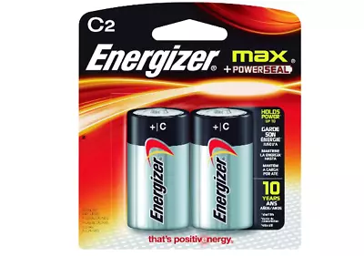 Max C Batteries Premium Alkaline C Cell Batteries (2 Battery Count) • $9.60