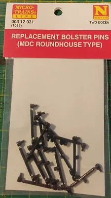 N Scale MICRO TRAINS 003 12 031 Replacement Bolster Pins (RH Type)  2 Dz 1039 • $5.50
