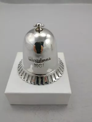 1981 Towle Music Christmas Bell Silverplated Ornament EXCELLENT Unused Box • $57.50