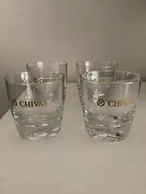 4 X Chivas Regal Scotch Whisky Glasses • $21.95